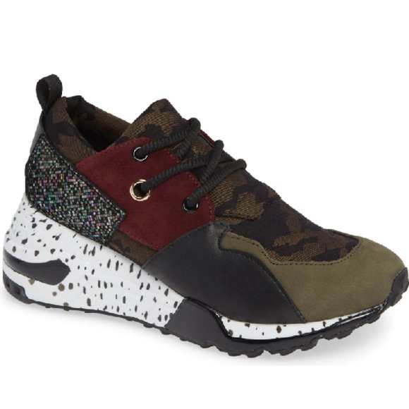 Steve Madden Shoes - Steve Madden Cliff Sneakers in Olive